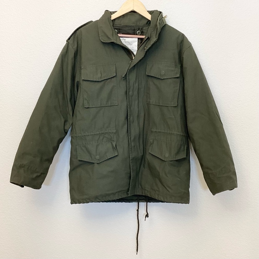 M-65 Field Jacket With Liner Small Military Rothco Cold Weather Olive Green